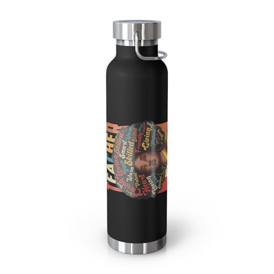 Afro Teacher 22oz Vacuum Insulated Bottle