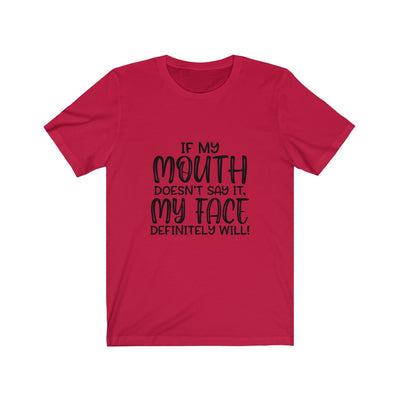 "READ MY FACE" Talking Tee