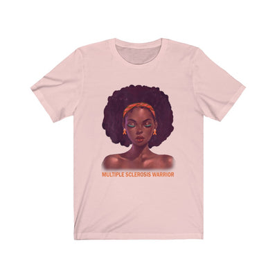 "MULTIPLE SCLEROSIS WARRIOR" Afro Tee