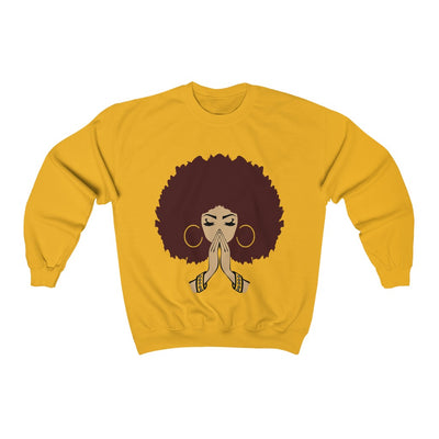 "PEACEFUL" Afro Pullover