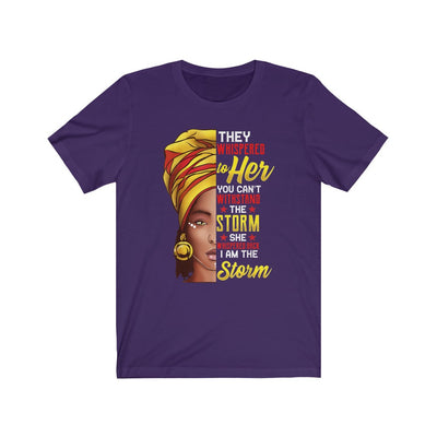 "SHE IS THE STORM" Afro Tee