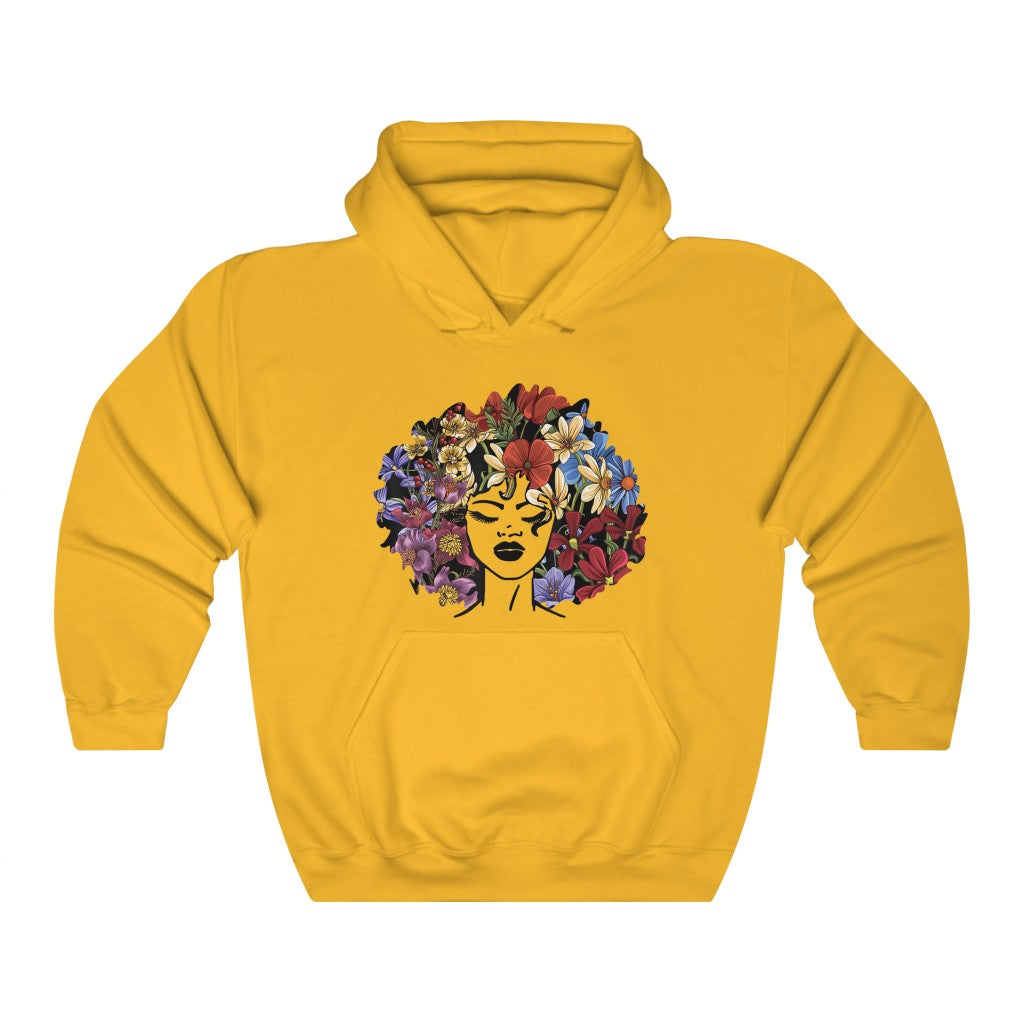 "BLOSSOMed" Afro Hoodie