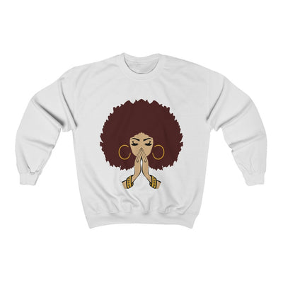 "PEACEFUL" Afro Pullover