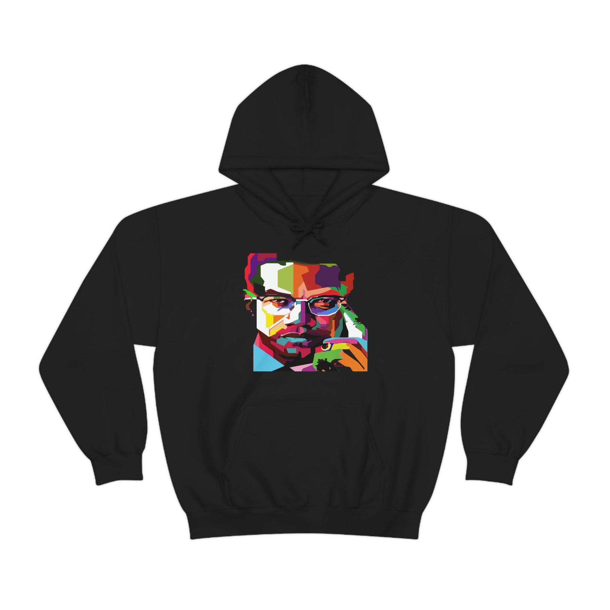 "Abstract Malcolm X" LEGENDS Hoodie(BLACK)