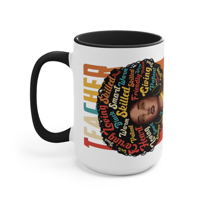 Afro Teacher Accent Mug