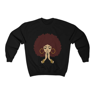 "PEACEFUL" Afro Pullover