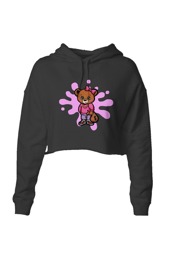 Teddy Crop Hoodie