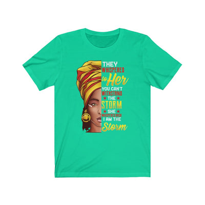 "SHE IS THE STORM" Afro Tee