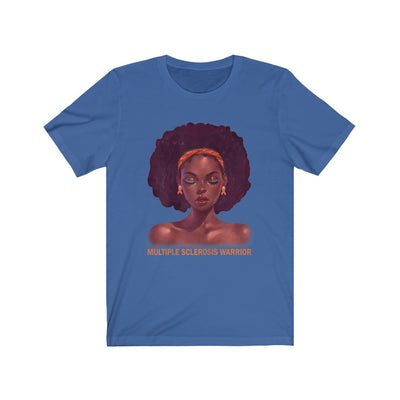 "MULTIPLE SCLEROSIS WARRIOR" Afro Tee