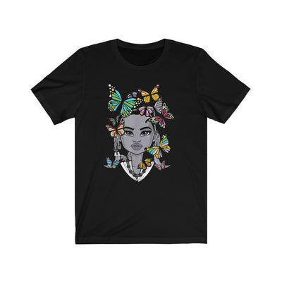 "BLOSSOM & FLY" Afro Tee