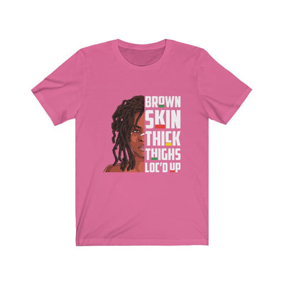 "BROWN & THICK" Afro Tee