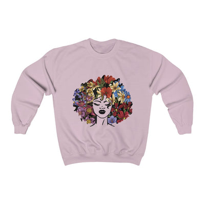 "BLOSSOMed" Afro Pullover