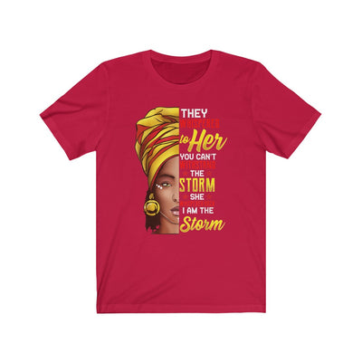 "SHE IS THE STORM" Afro Tee