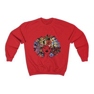 "BLOSSOMed" Afro Pullover