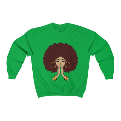 "PEACEFUL" Afro Pullover