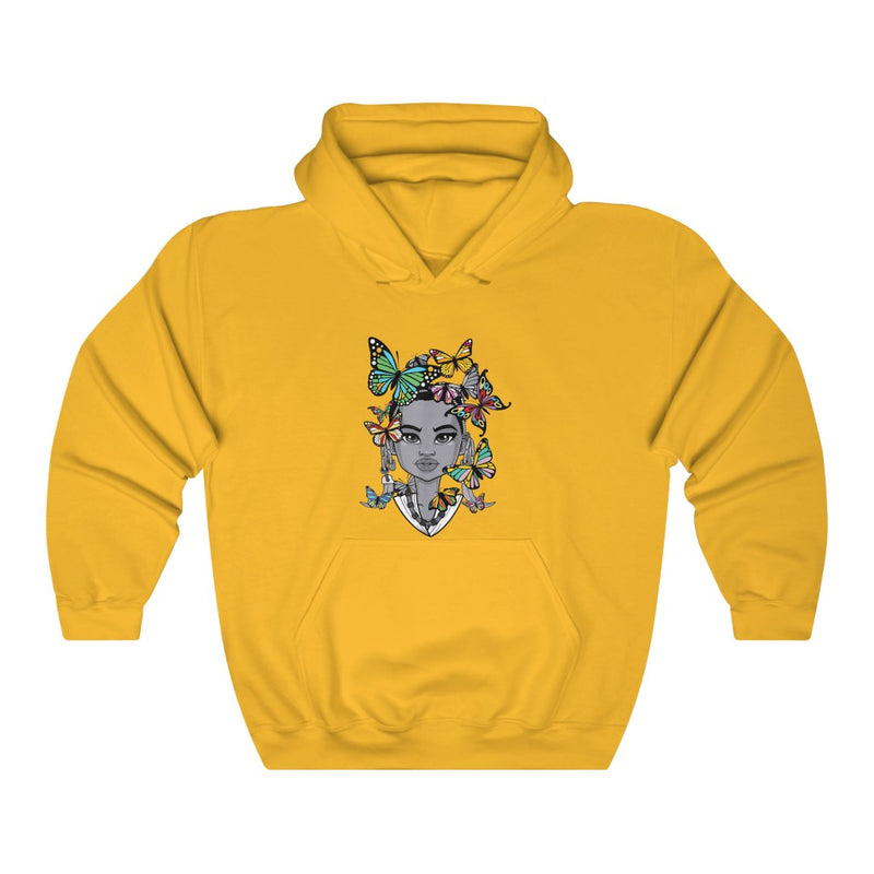 "BLOSSOM & FLY" Afro Hoodie