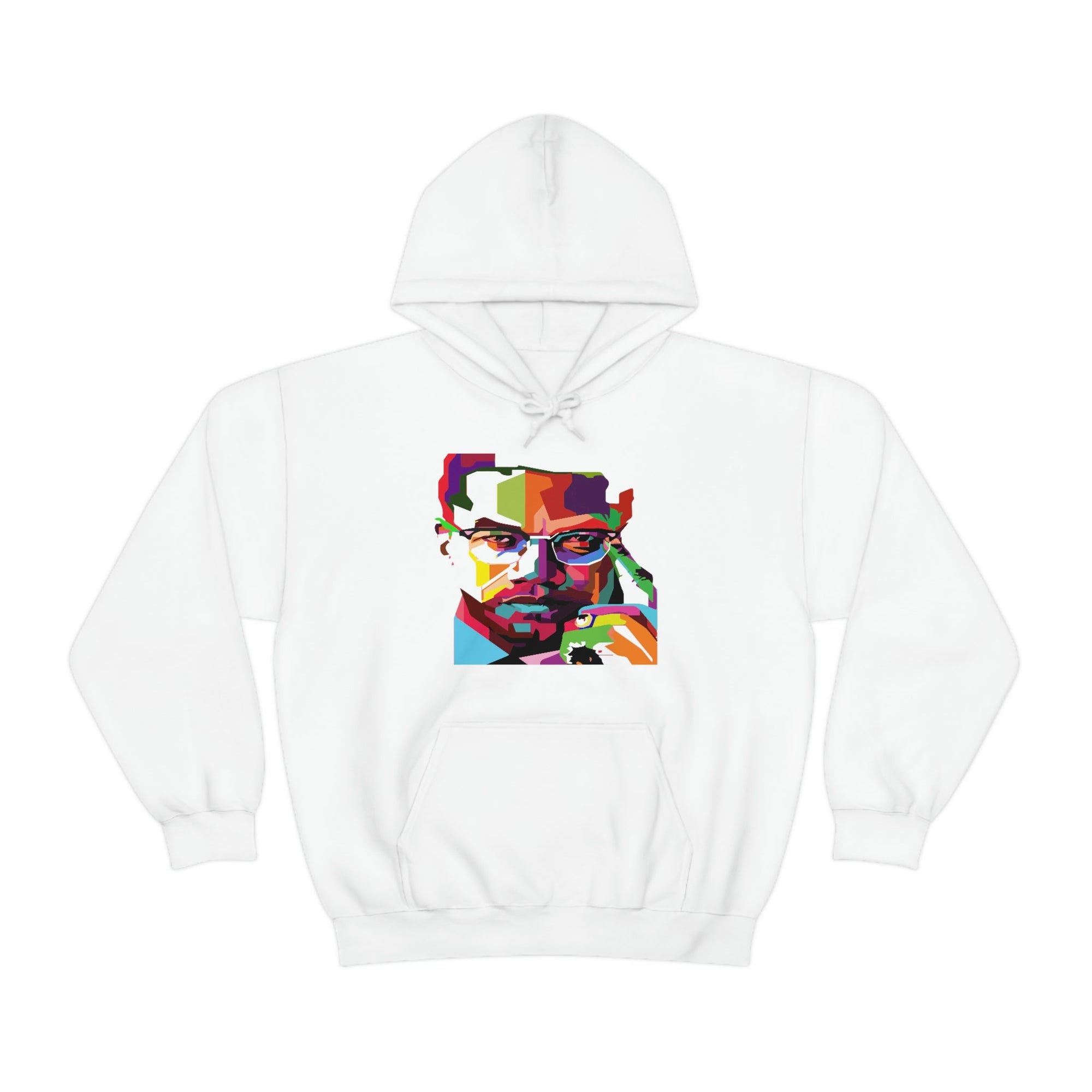 "Abstract Malcolm X" LEGENDS Hoodie(WHITE)