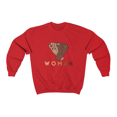 "#WOMAN" Woman Pullover