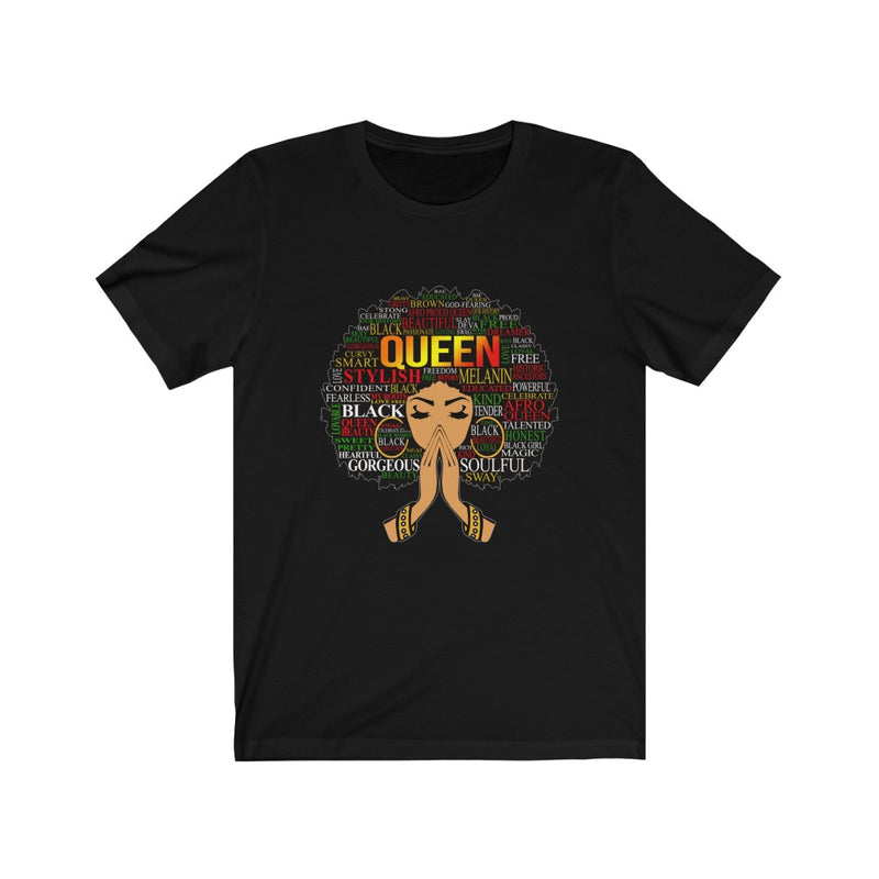 "PRAY QUEEN" Afro Tee