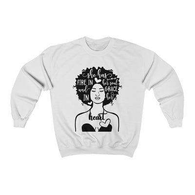 "SHE HAS THAT FIRE" Pullover