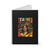 Afro Teacher Spiral Notebook