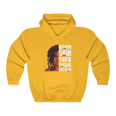 "BROWN & THICK" Afro Hoodie