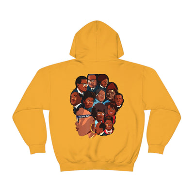 "Abstract Malcolm X" LEGENDS Hoodie(GOLD)