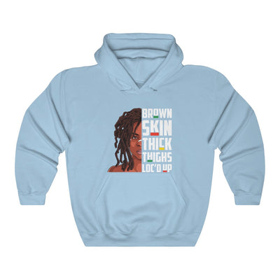 "BROWN & THICK" Afro Hoodie