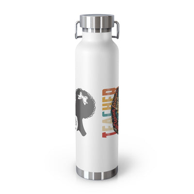 Afro Teacher 22oz Vacuum Insulated Bottle