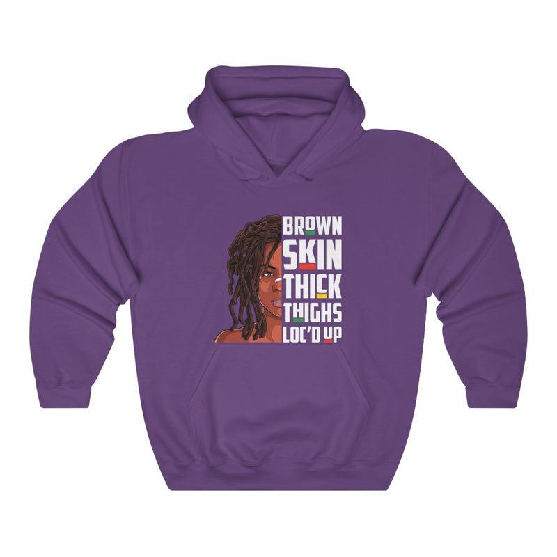 "BROWN & THICK" Afro Hoodie