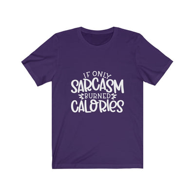 "SARCASM & CALORIES" Talking Tee