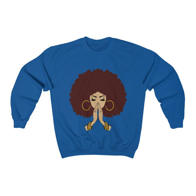 "PEACEFUL" Afro Pullover