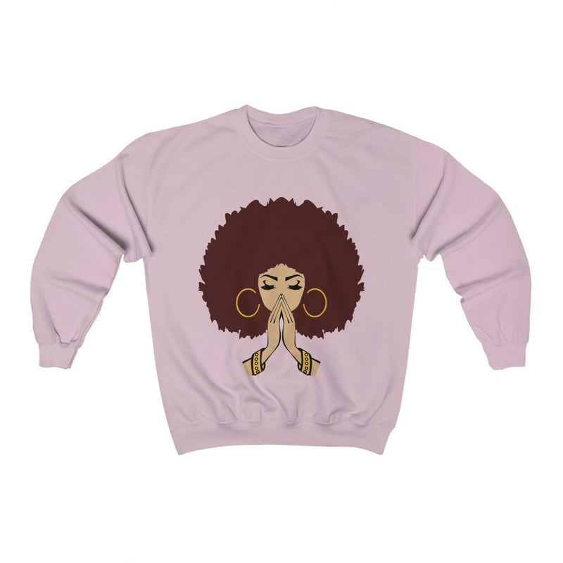 "PEACEFUL" Afro Pullover