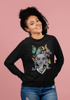 "BLOSSOM & FLY" Afro Fleece Pullover