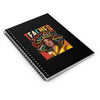 Afro Teacher Spiral Notebook