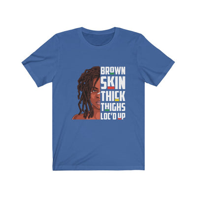 "BROWN & THICK" Afro Tee