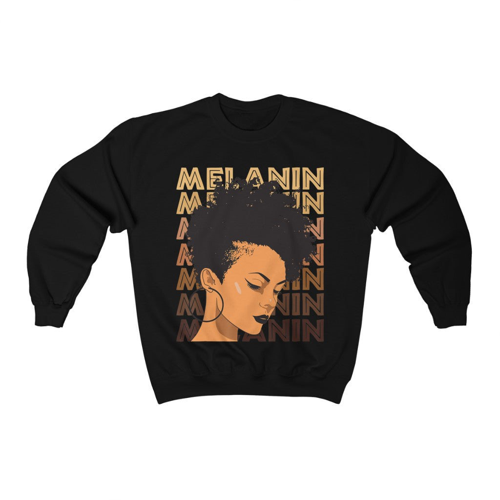 "MELANIN" Afro Pullover