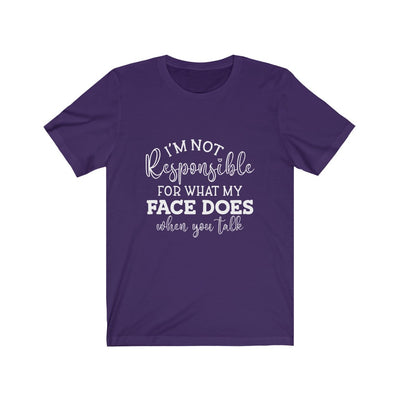 "NOT MY FAULT" Talking Tee