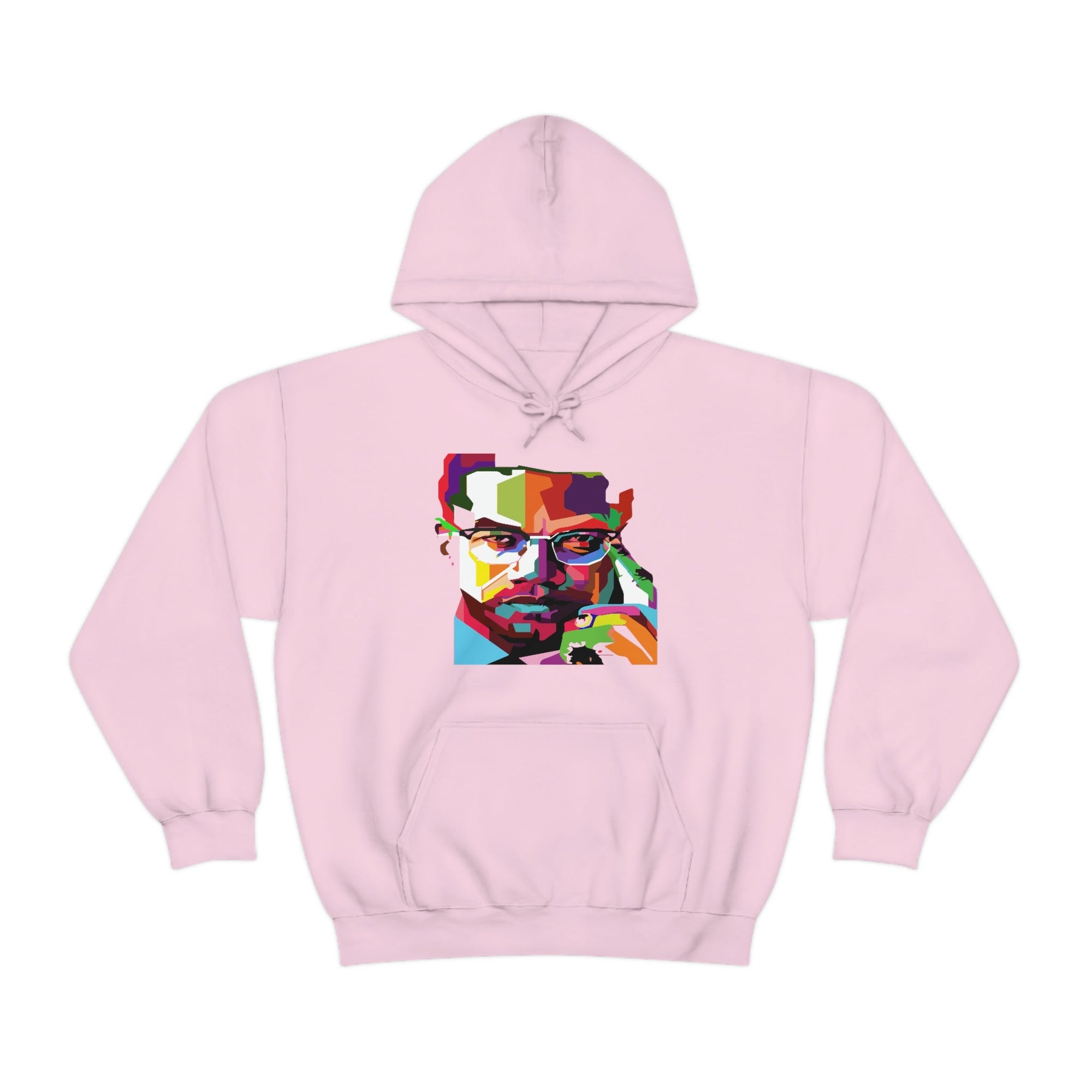 "Abstract Malcolm X" LEGENDS Hoodie(LIGHT PINK)