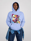 "Abstract Malcolm X" LEGENDS Hoodie(BLUE)