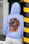 "Abstract Malcolm X" LEGENDS Hoodie(BLUE)