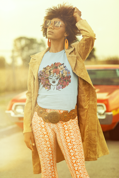"BLOSSOMed" Afro Tee