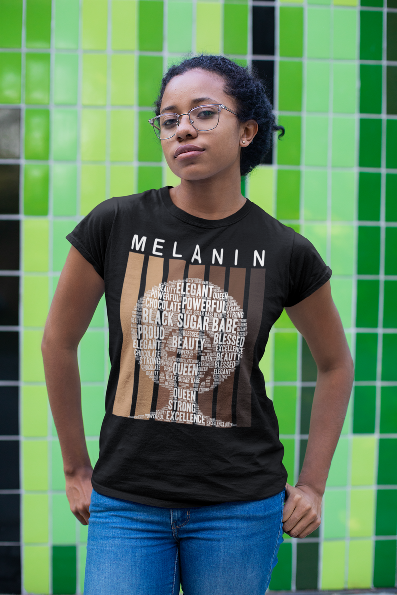 "WHAT IS MELANIN" Afro Tee