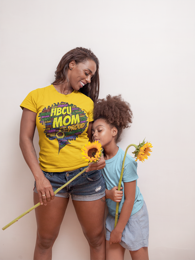 "HBCU MOM" Afro Tee