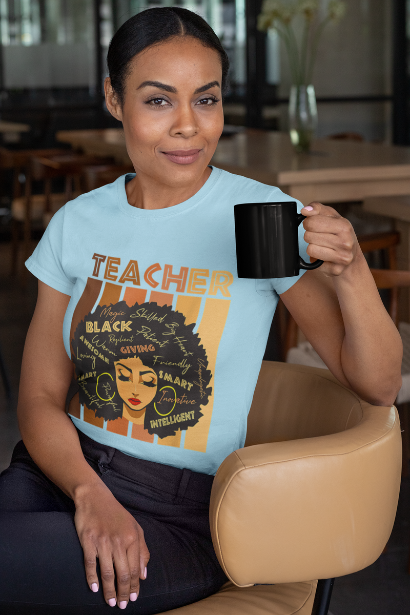 "TEACHER" Afro Tee