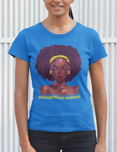 "ENDOMETRIOSIS WARRIOR" Afro Tee