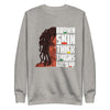 "BROWN & THICK" Afro Fleece Pullover