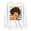 "MELANIN QUEEN" Afro Fleece Pullover